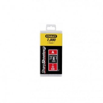 Pachet 1000 capse tapiterie TIP A 8 mm Stanley