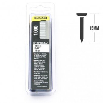 Pachet 1000 cuie tipJ 15mm Stanley