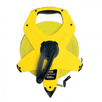 Ruleta 100 m banda f.sticla carcasa deschisa Stanley Powerwinder 