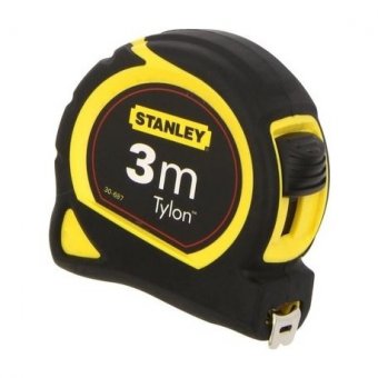 Ruleta 3 m Stanley TYLON cu protectie cauciuc  