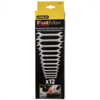 Set 12 chei fixe 6-32 mm Stanley FatMax