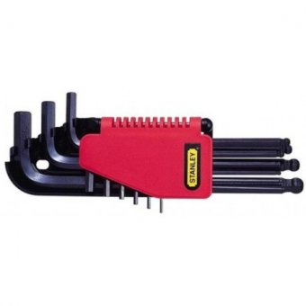 Set 9ps imbusL metric 1.5-10mm Stanley