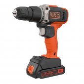 Masina de gaurit si insurubat Black&Decker, BCD003C1, acumulator LI-ION 1.5Ah 18V, cutie pentru transport