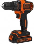 Masina de gaurit si insurubat cu acumulator Black&Decker BDCDD186-QW, 18 V, 1.5 Ah