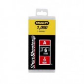 Pachet 1000 capse tapiterie TIP A 6 mm Stanley