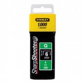 Pachet 1000 capse tapiterie TIP G 6 mm Stanley